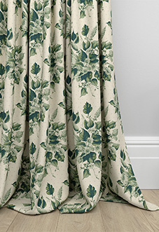 Pensford, Penn Bouquet Barbing Green - Made to Measure Curtains